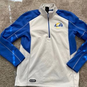 Los Angeles Rams new era -Zip Pullover Top -